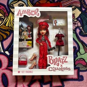 Bratz x Clueless Amber Doll Set - Red